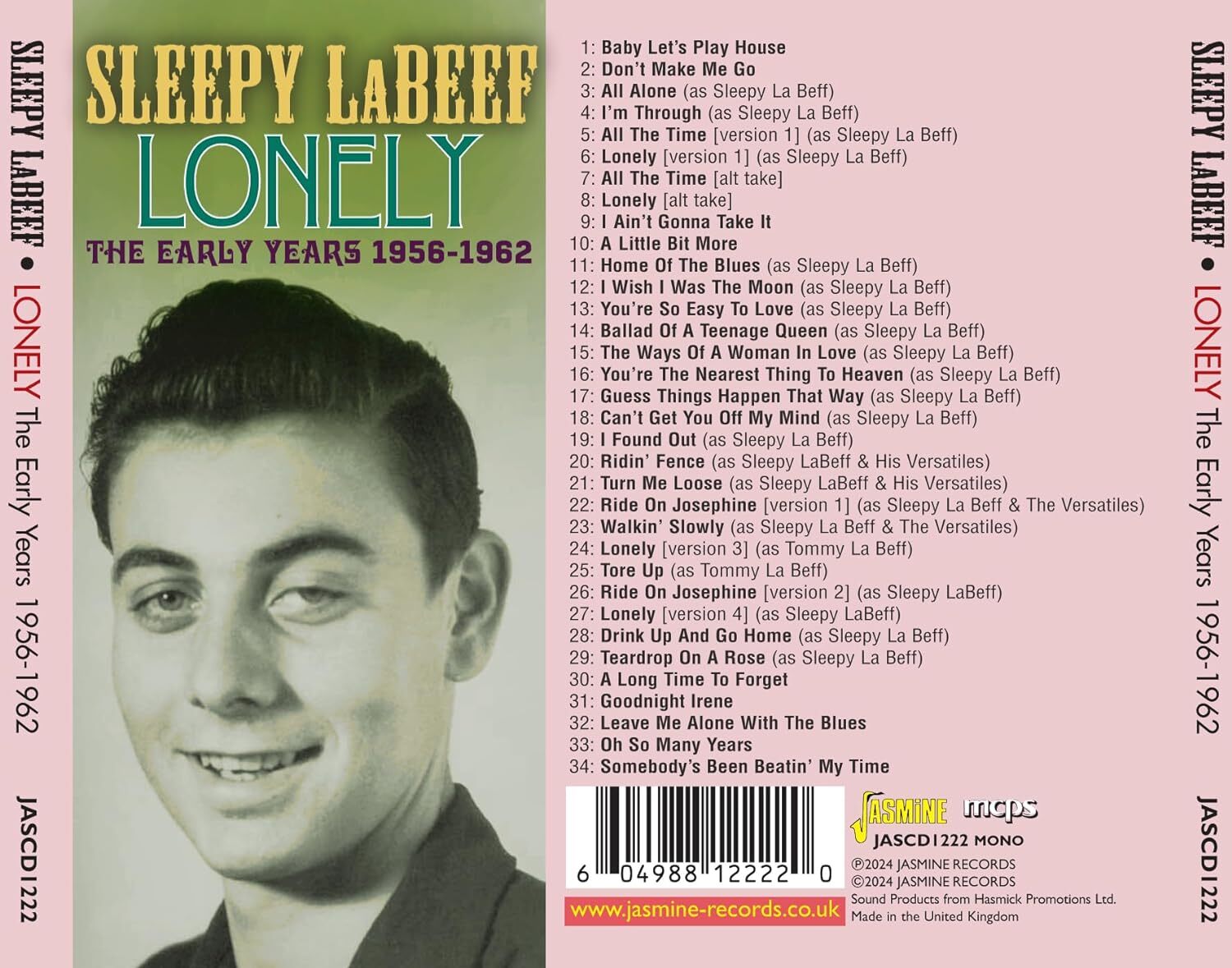 Lonely the Early Years 1956-1962