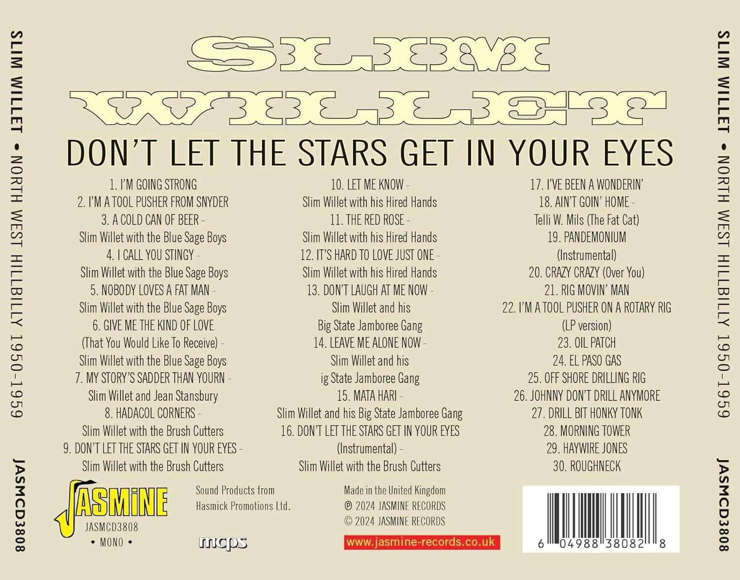 Don't Let the Stars Get in Your Eyes: North West Texas Hillbilly 1950-1959