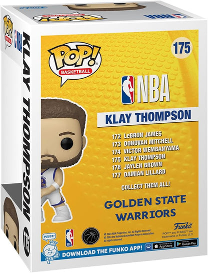 Funko POP! NBA: Warriors - Klay Thompson - Collectable Vinyl Figure - Gift Idea - Official Merchandise - Toys for Kids & Adults - Sports Fans - Model Figure for Collectors and Display