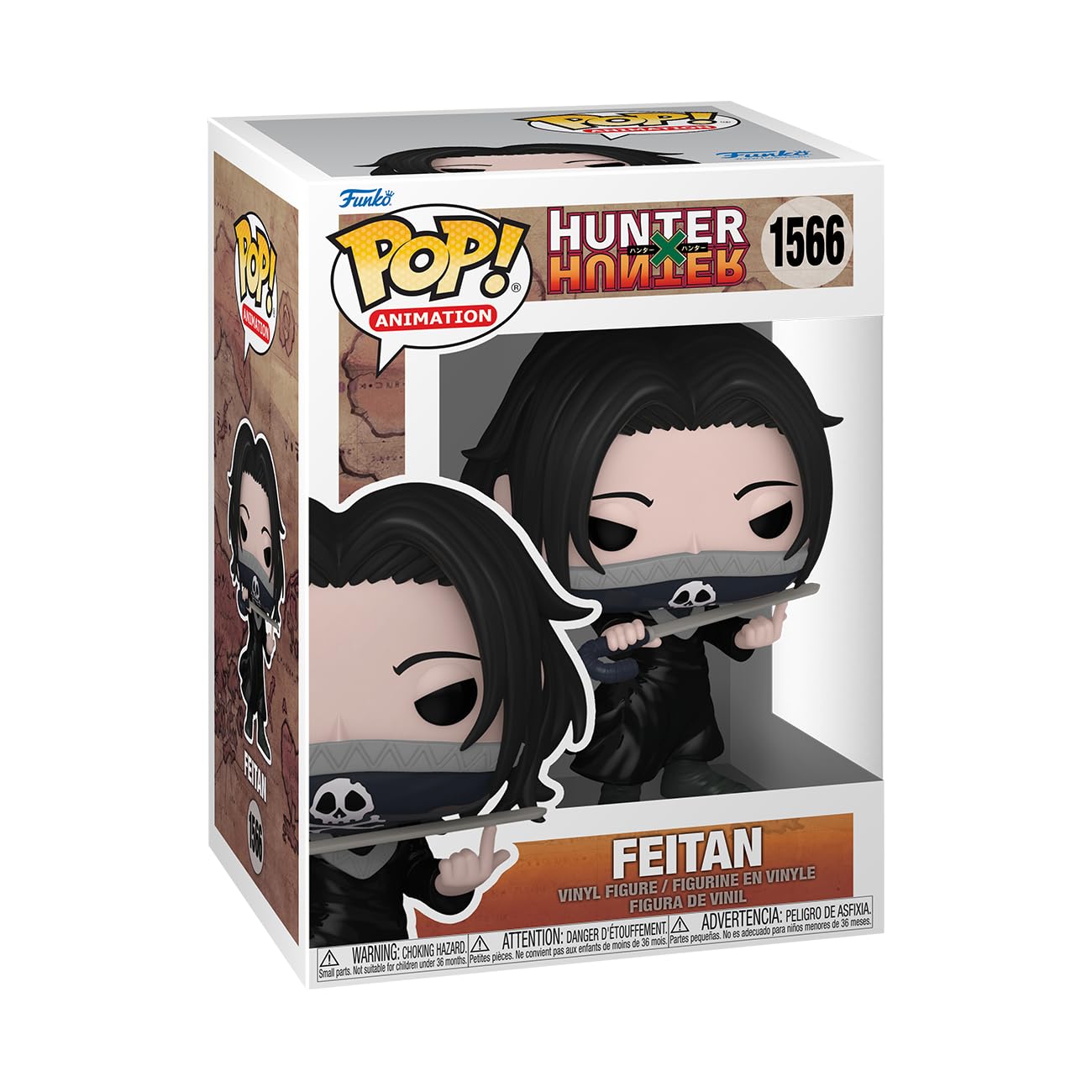 Funko POP! Animation: Hunter X Hunter - Feitan Portor - Hunter X Hunter (HXH) - Collectable Vinyl Figure - Gift Idea - Official Merchandise - Toys for Kids & Adults - Anime Fans