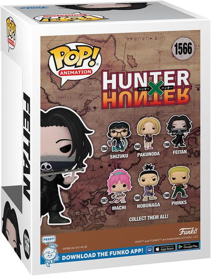 Funko POP! Animation: Hunter X Hunter - Feitan Portor - Hunter X Hunter (HXH) - Collectable Vinyl Figure - Gift Idea - Official Merchandise - Toys for Kids & Adults - Anime Fans