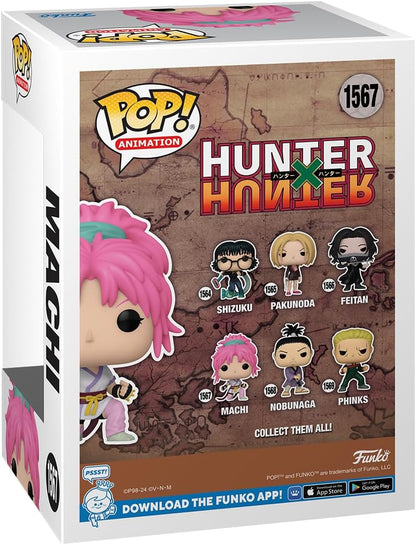 Funko POP! Animation: Hunter X Hunter - Machi Komacine - Hunter X Hunter (HXH) - Collectable Vinyl Figure - Gift Idea - Official Merchandise - Toys for Kids & Adults - Anime Fans