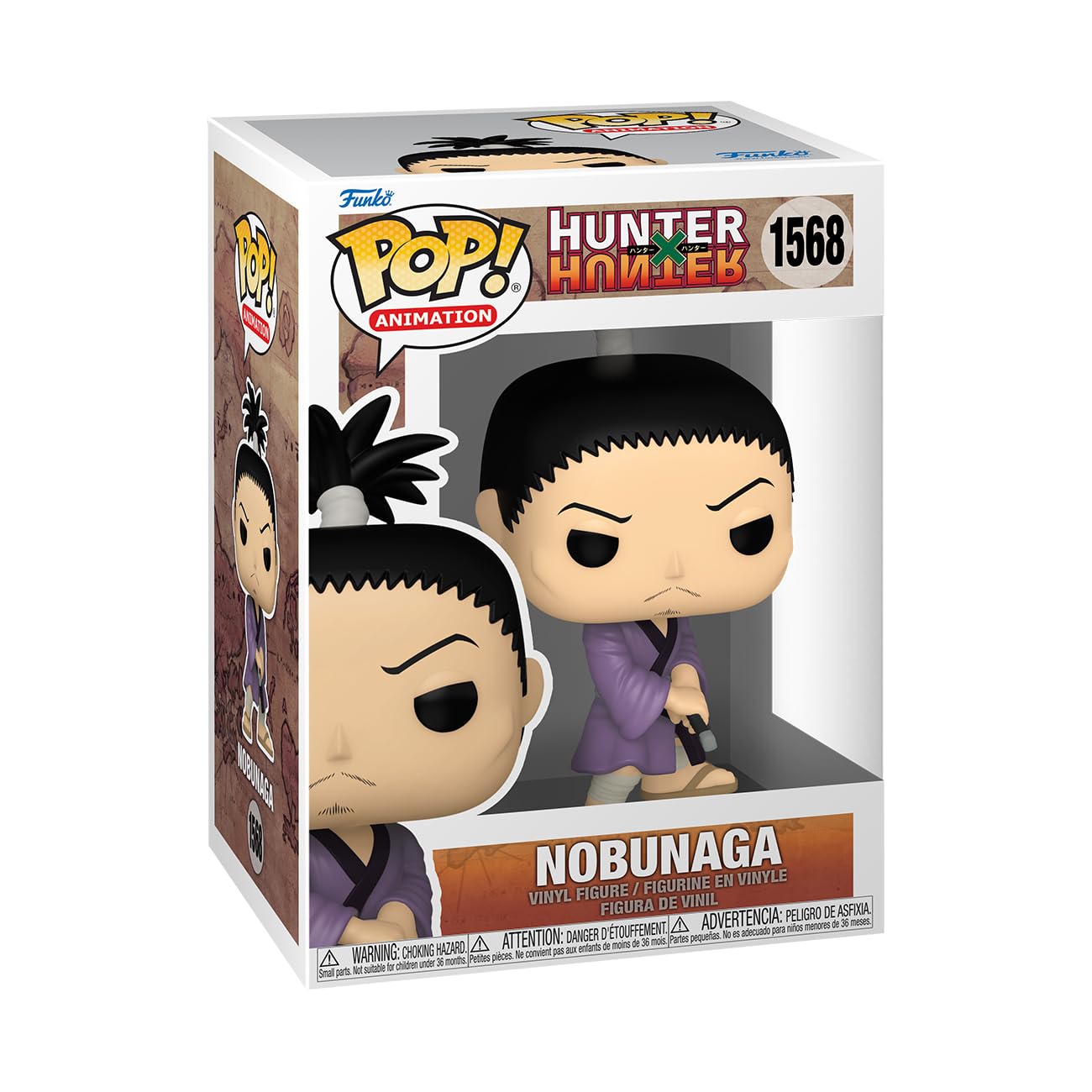 Funko POP! Animation: Hunter X Hunter - Nobunaga Hazama - Hunter X Hunter (HXH) - Collectable Vinyl Figure - Gift Idea - Official Merchandise - Toys for Kids & Adults - Anime Fans