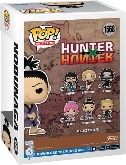 Funko POP! Animation: Hunter X Hunter - Nobunaga Hazama - Hunter X Hunter (HXH) - Collectable Vinyl Figure - Gift Idea - Official Merchandise - Toys for Kids & Adults - Anime Fans