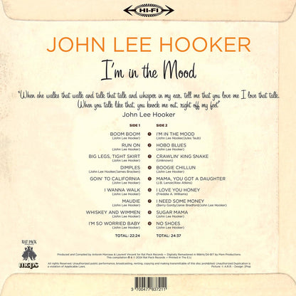 John Lee Hooker - I`m In The Mood (2 LP) (Coloured Vinyl) (Limited Edition)