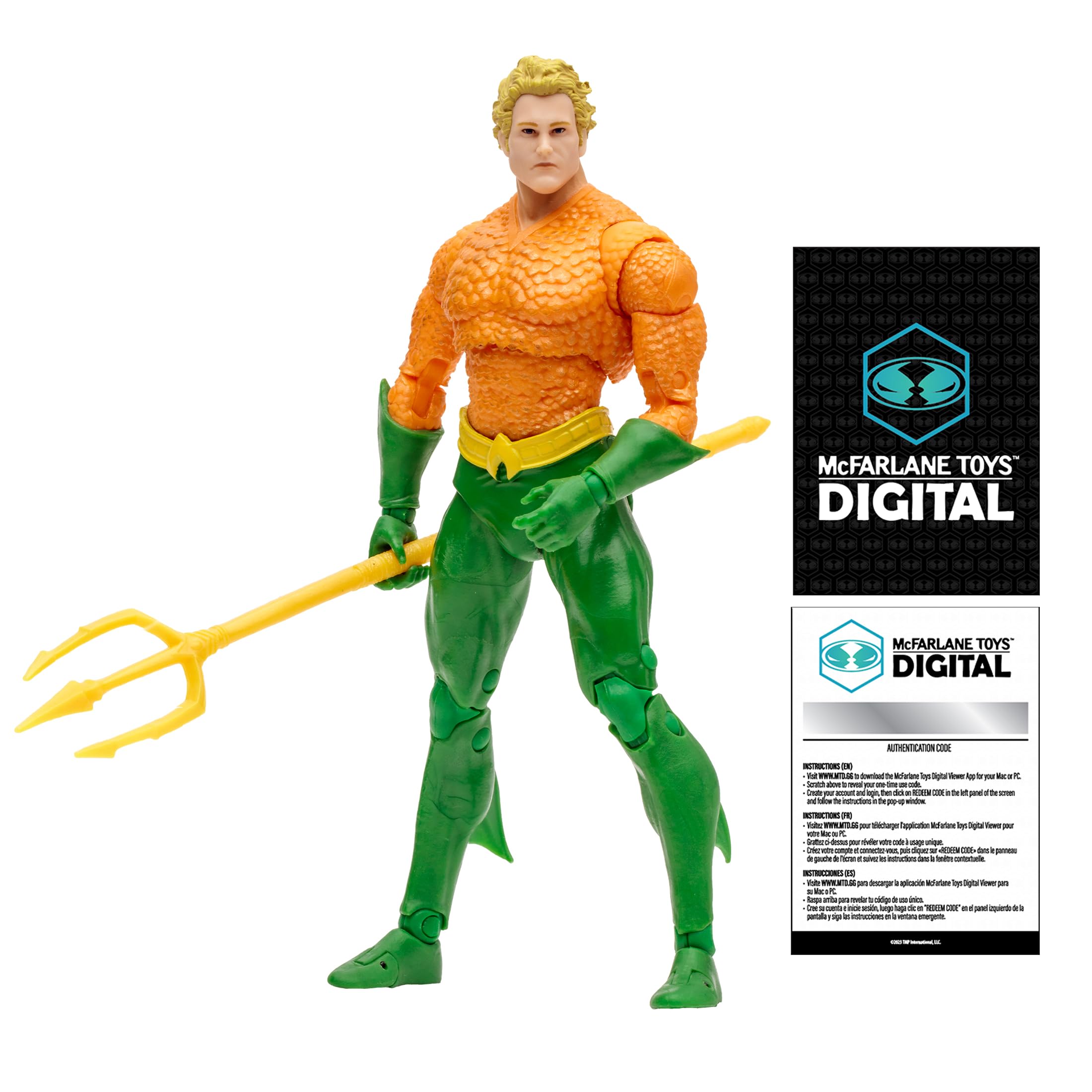 McFarlane Toys DC Direct - DC Classics - 7" Aquaman Action Figure Digital Collectible