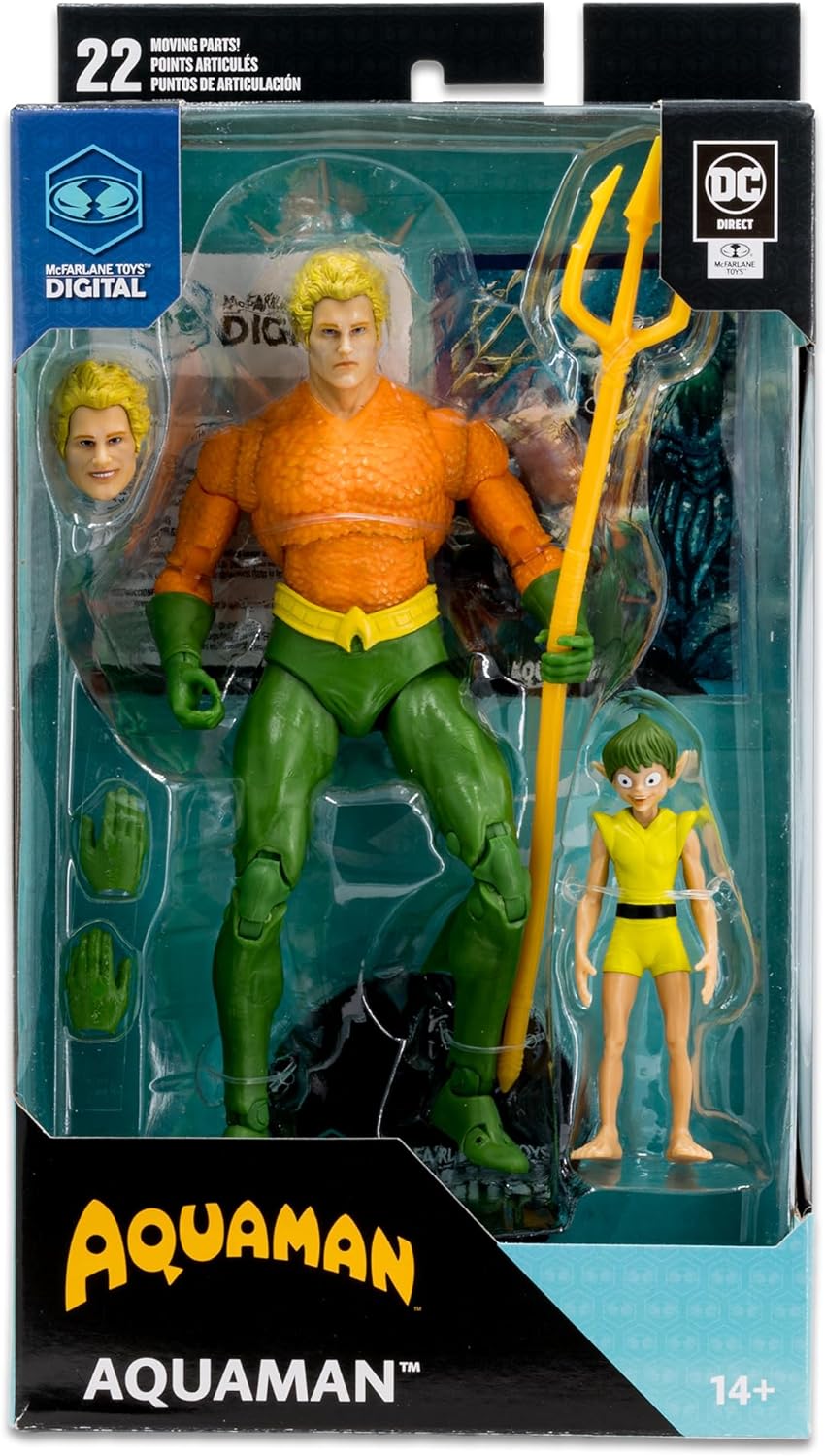 McFarlane Toys DC Direct - DC Classics - 7" Aquaman Action Figure Digital Collectible
