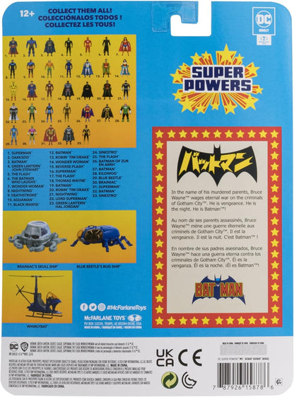 McFarlane Toys - DC Super Powers Batman: Manga 11,4 cm Actionfigur
