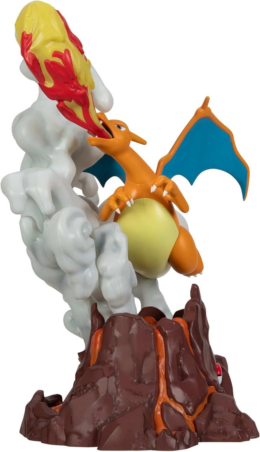 Pokémon PKW3173 Deluxe Collector Statue - Glurak Official Pokémon Collectible Figure