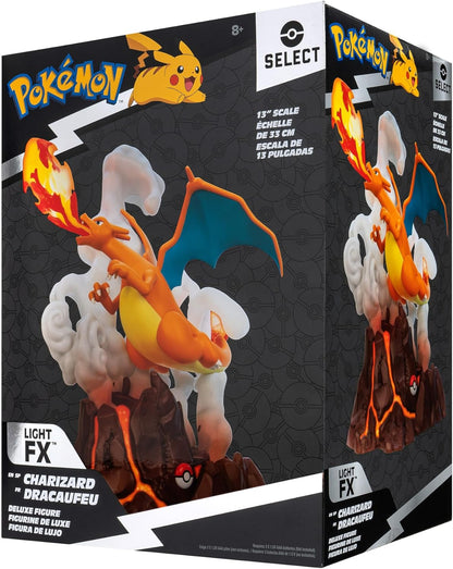 Pokémon PKW3173 Deluxe Collector Statue - Glurak Official Pokémon Collectible Figure