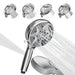 SparkPod 5`` 9 Setting Shower Head With On/Off Switch Chrome