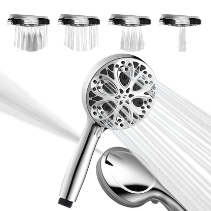SparkPod  5`` Shower Head High Pressure 10 Functions Chrome