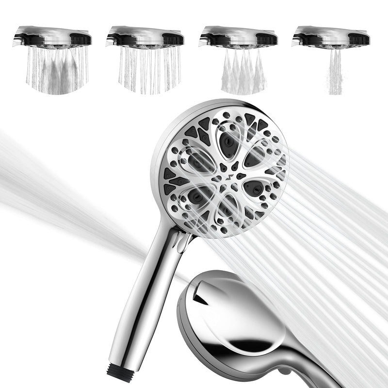 SparkPod  5`` Shower Head High Pressure 10 Functions Chrome