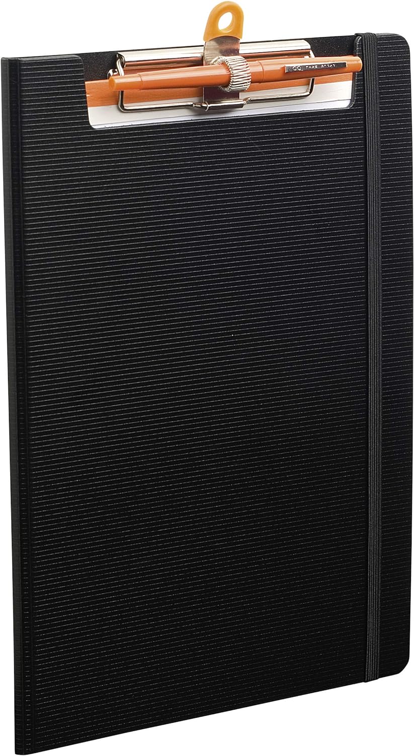 Exacompta Exactive Foldover Clipbaord A4 Polypropylene Black - 52134E