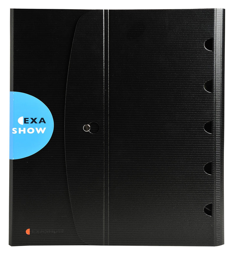 Exacompta Exactive Exashow Presentation Folder A4 Polypropylene Black - 56034E