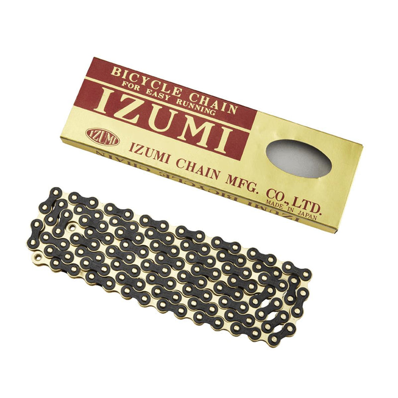 Izumi Standard Chain 1/2 X 116 Links Gold/Black Gold/Black