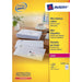 Avery L7654-100 Mini Organising/Return Address Labels (A4 Sheets of 45.7 x 25.4 mm, 40 Labels Per Sheet, 100 Sheets) - White
