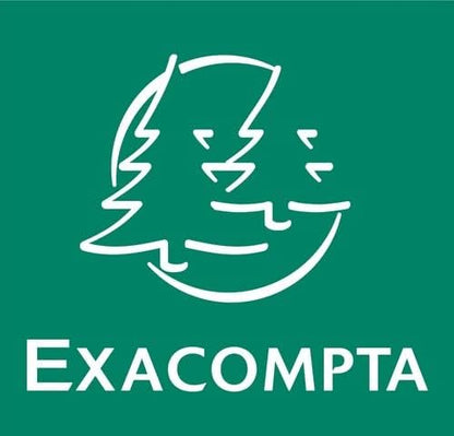 Exacompta - Ref 12714D - Office Letter Tray Distance Spacers - 17 x 40 x 47mm in Size, Used to Increase the Space Between Letter Trays for Access - Black (Pack of 4