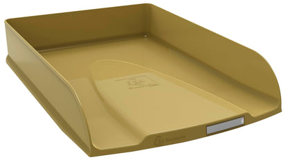 Exacompta NeoDeco Letter Tray 346x255x65mm Copper Gold (Each) - 11129D
