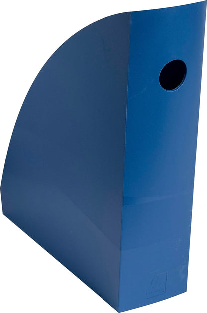 Exacompta - Ref 18224D - 1 Magazine Rack Mag-Cube Neo Deco - Bleu de France