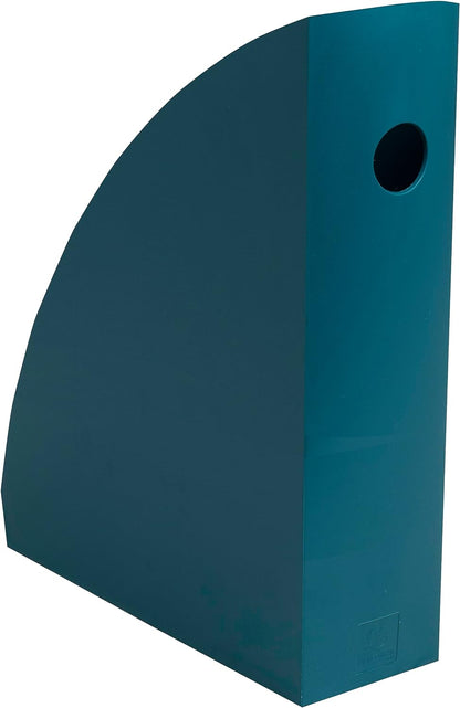 Exacompta - Ref 18228D - 1 Neo Deco Mag-Cube Magazine Rack - Duck Egg Blue