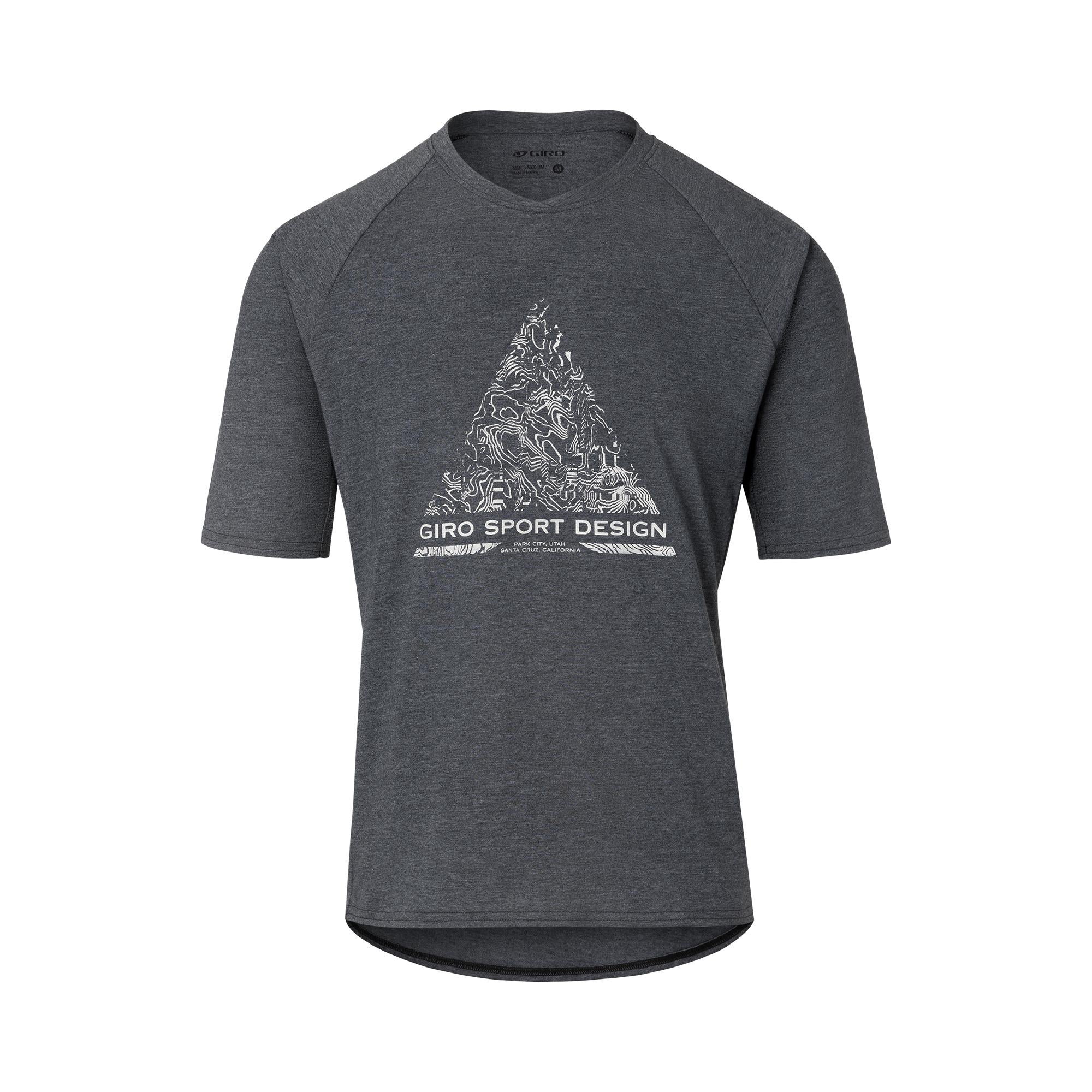 Giro Men's Arc Short Sleeve Jersey 2023 Charcoal Topo 2XL