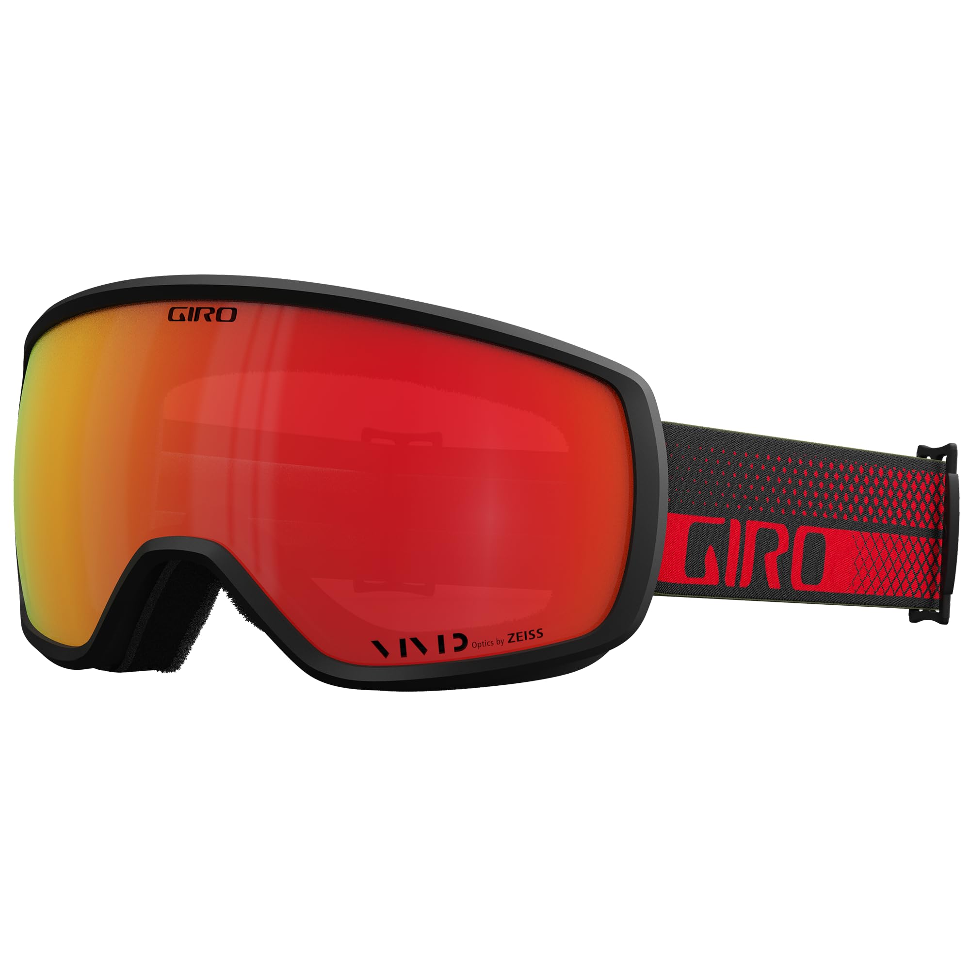 Giro Balance II Snow Goggle 2024 Red Flow Vivid Ember Lenses