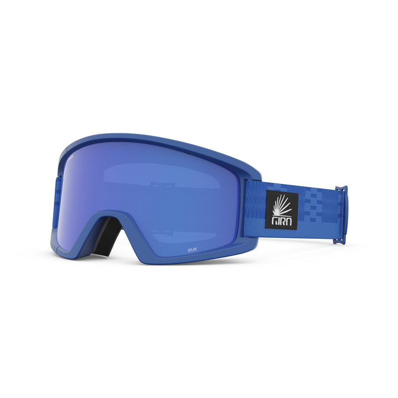 Giro Dylan Women's Snow Goggle 2024 Lapis Blue Mzansi Grey Cobalt/Yellow L Medium Frame