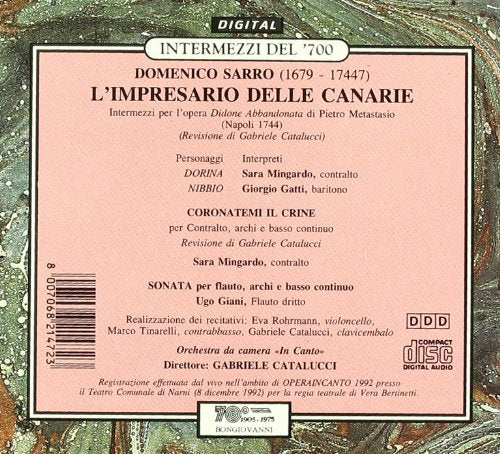 L'impresario Delle Canarie