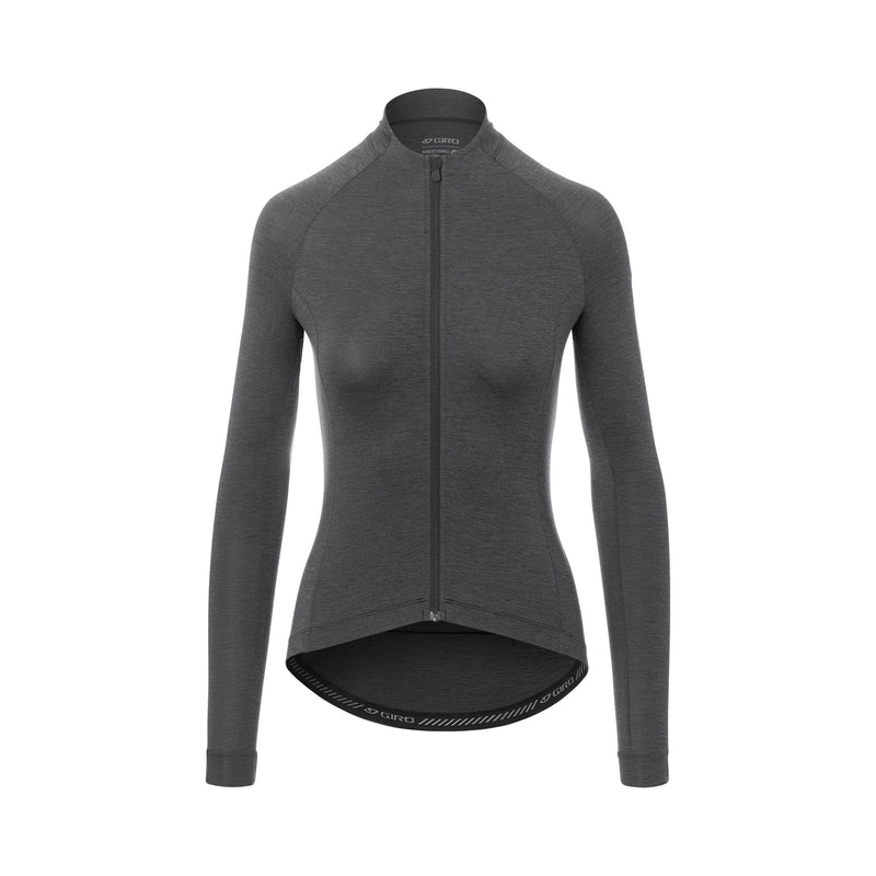 Giro Women's New Road Long Sleeve Jersey 2022 Charcoal Heather XL