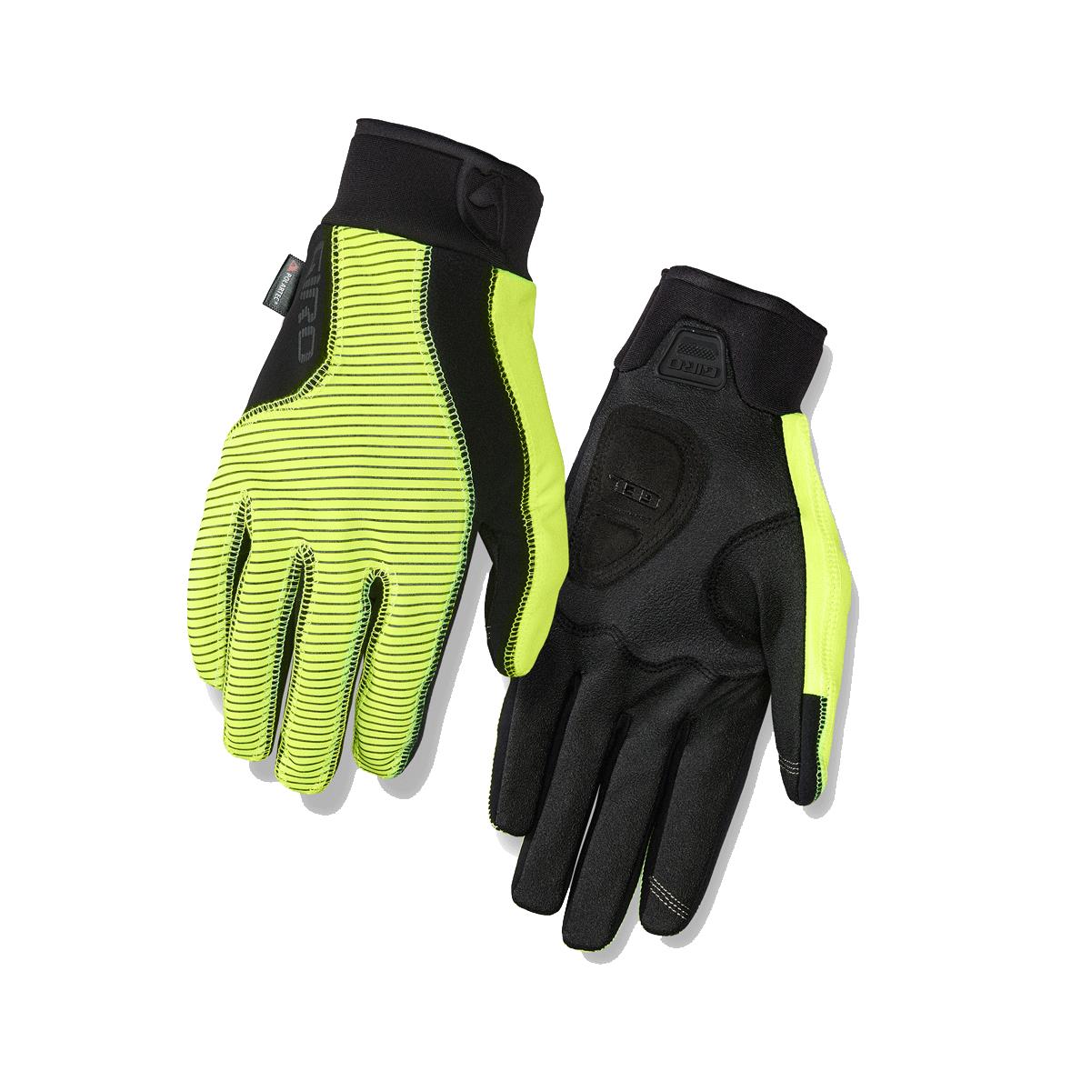 Giro Blaze 2.0 Glove Water Resistant Windbloc Cycling Gloves 2017 Highlight Yellow/Black M