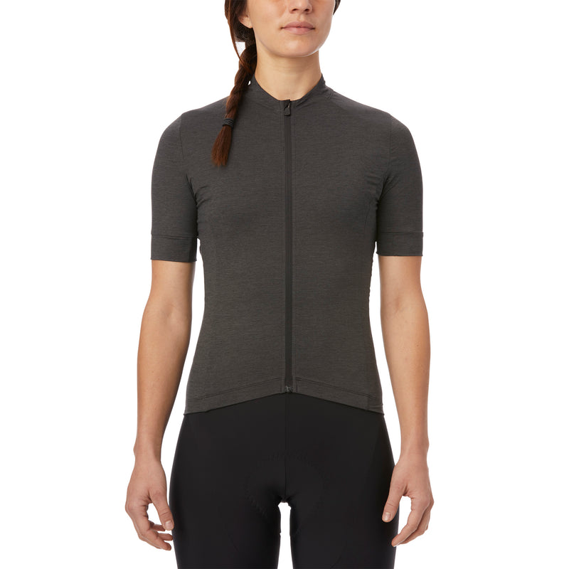 Giro Women's New Road Short Sleeve Jersey 2019 Charcoal Heather S