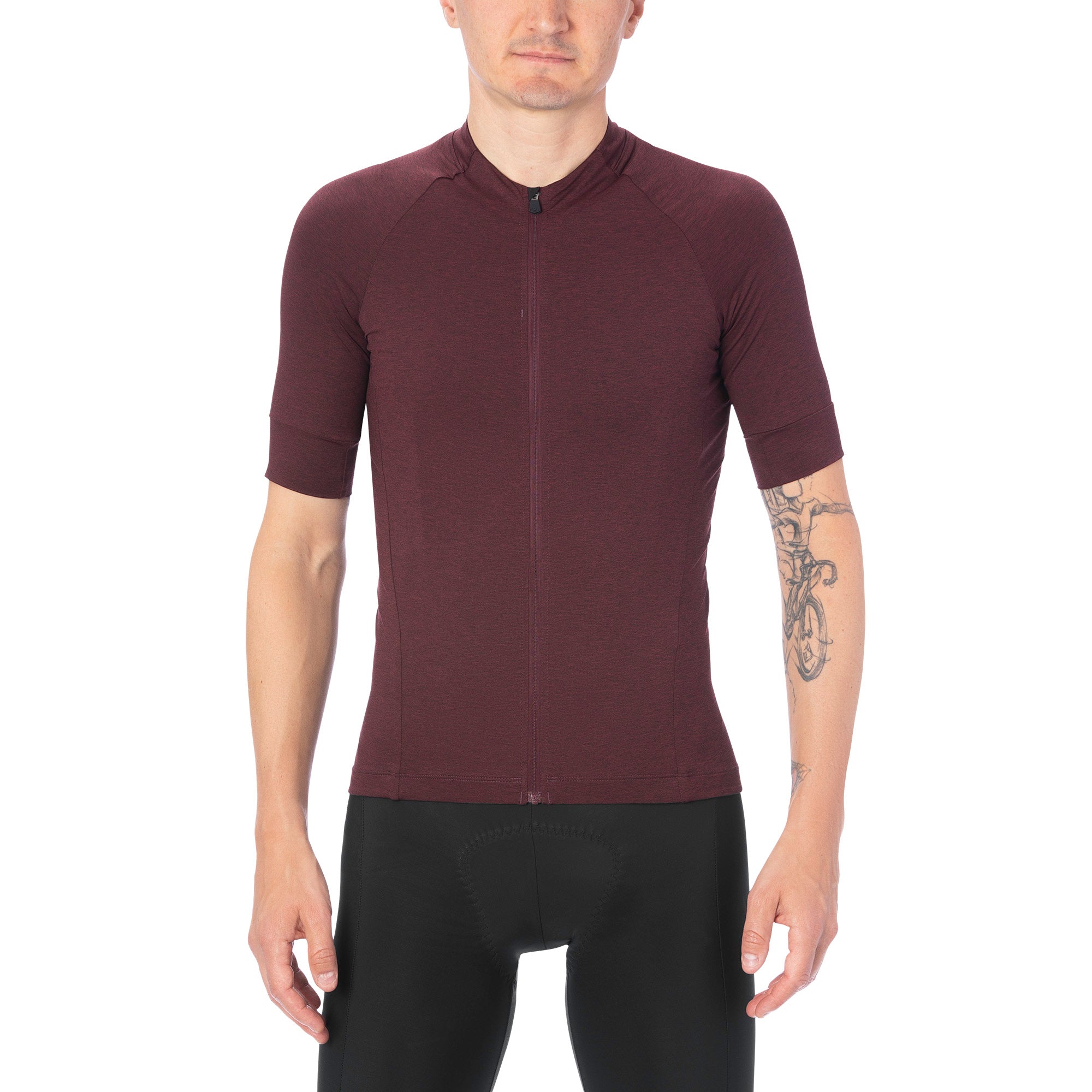Giro New Road Short Sleeve Jersey 2020 Ox Blood/Heather 2XL