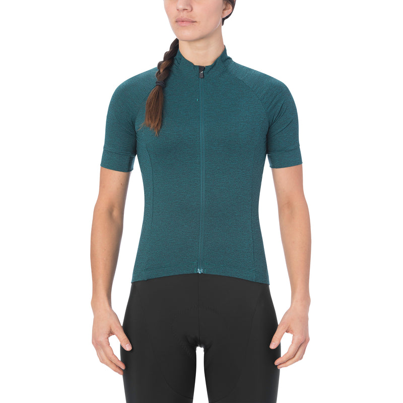 Giro Women's New Road Short Sleeve Jersey 2020 True Spruce/Heather XS