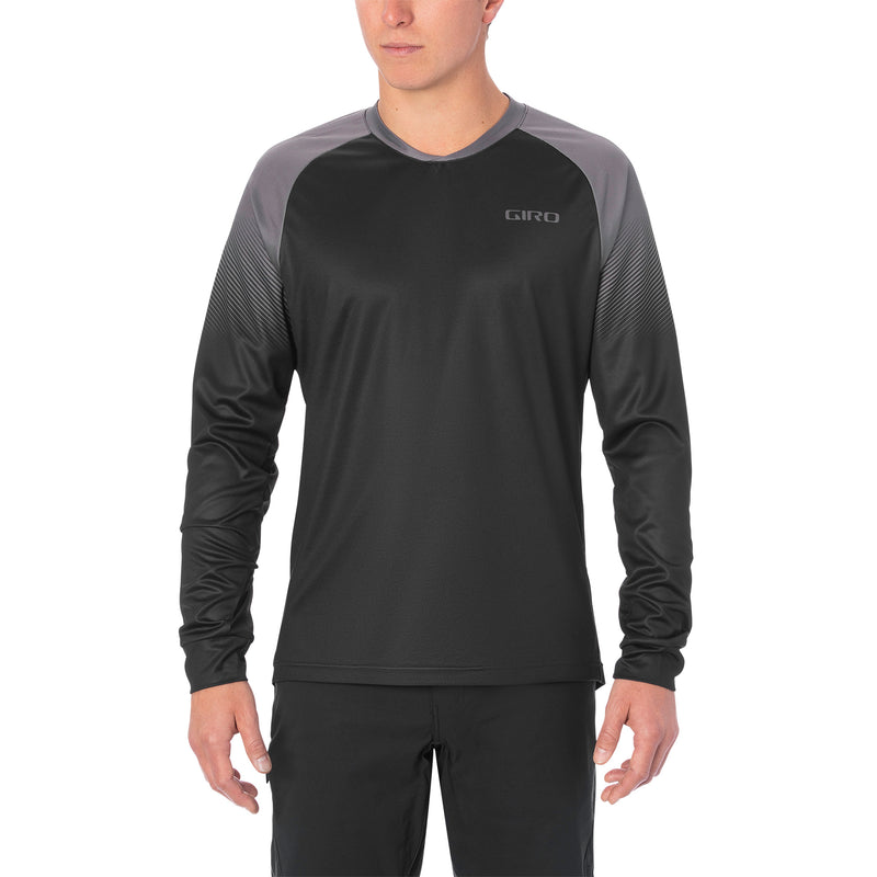 Giro Roust Long Sleeve MTB Jersey 2020 Black/Charcoal Transition XL