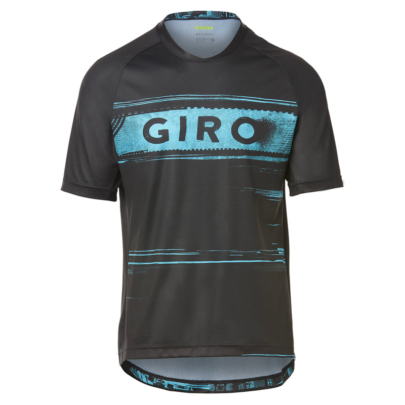 Giro Roust Short Sleeve MTB Jersey 2021 Black/Iceberg Hypnotic S
