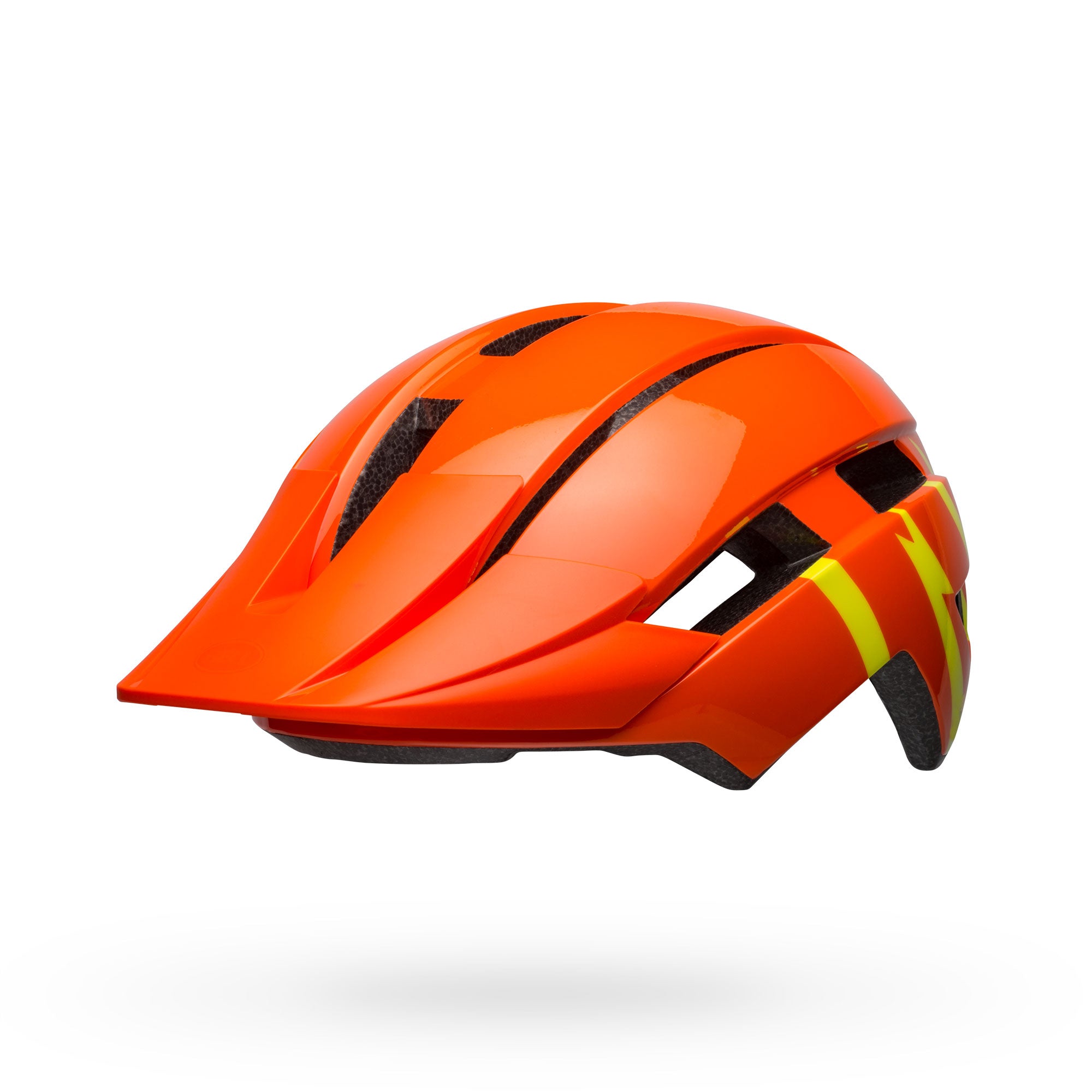 Bell Sidetrack II Mips Youth Helmet 2021 Strike Gloss Orange/Yellow Unisize 50-57Cm