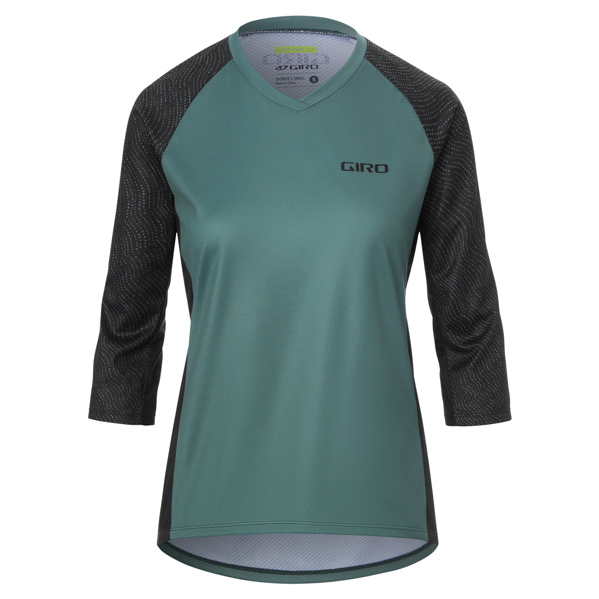 Giro Women's Roust 3/4 MTB Jersey 2021 Grey/Green Pounce L