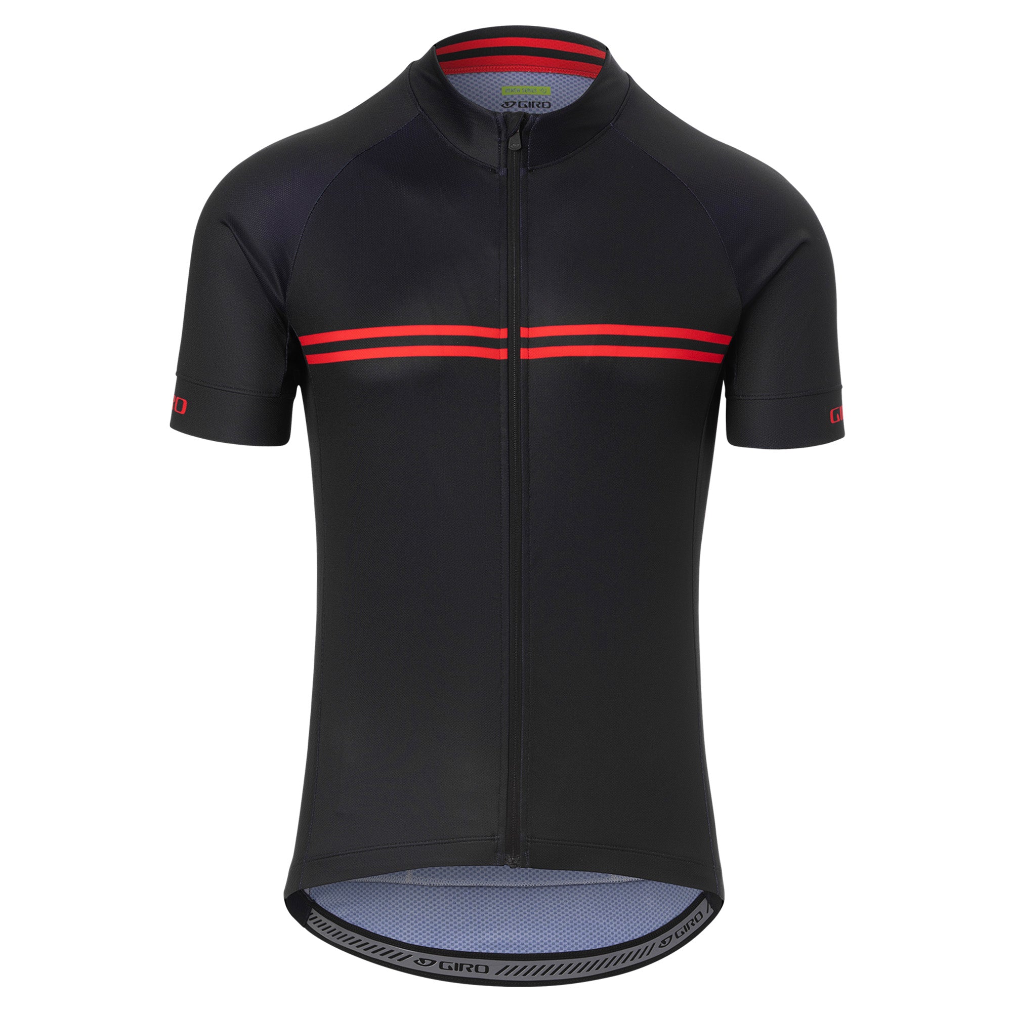 Giro Chrono Sport Short Sleeve Jersey 2021 Black/Red Classic Stripe S