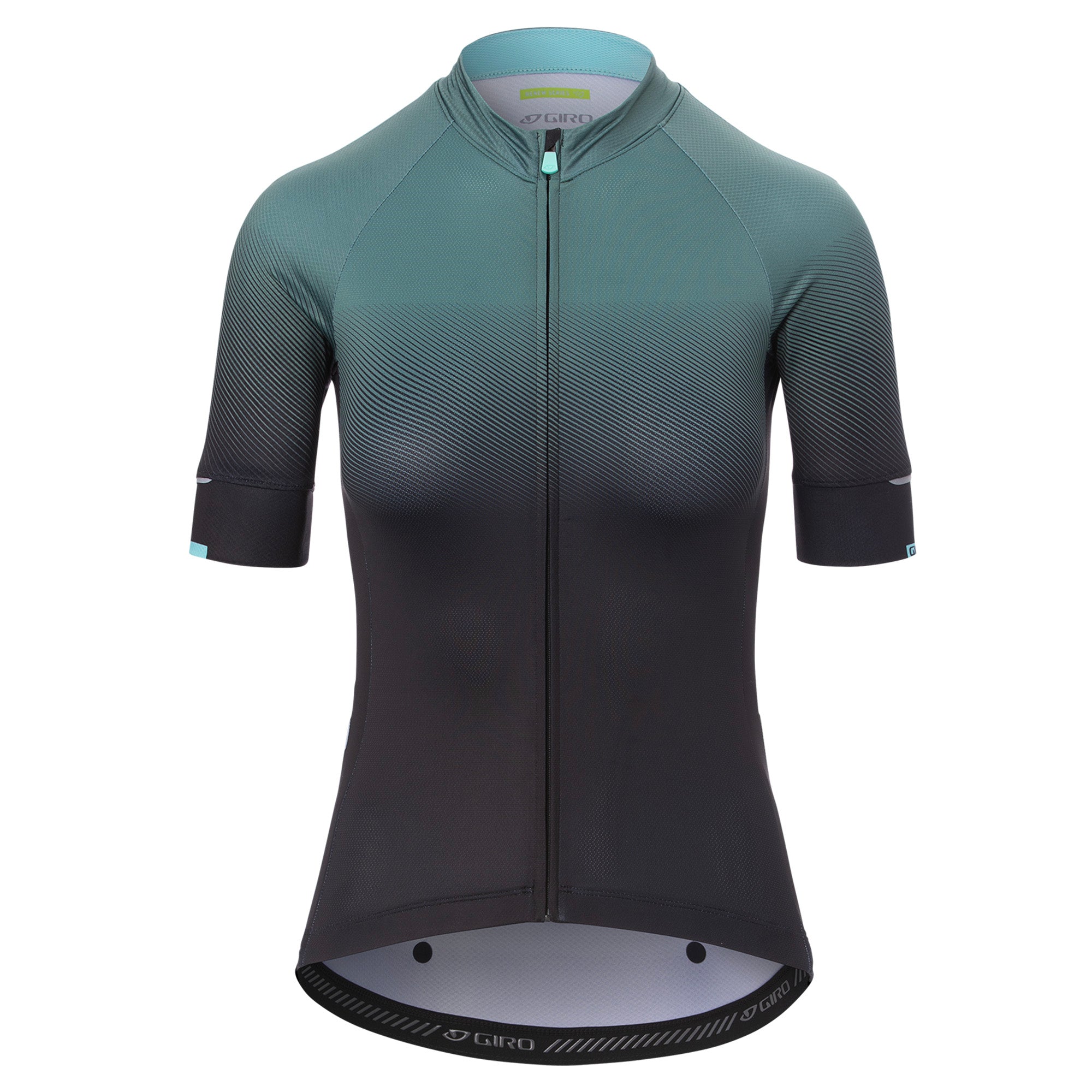 Giro Women's Chrono Expert Short Sleeve Jersey 2021 Grey/Green Transition XS