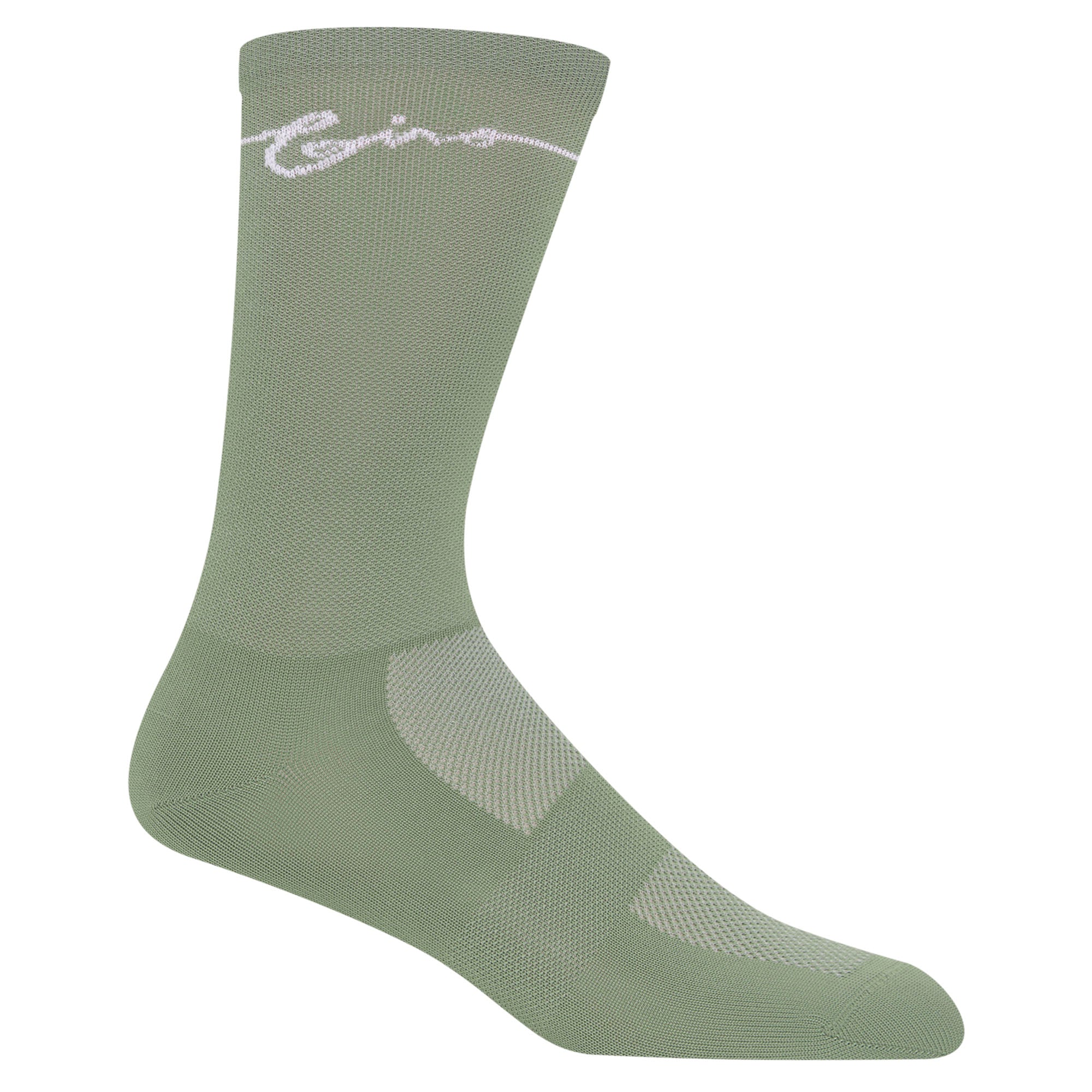 Giro Comp High Rise Cycling Socks 2021 Grey/Green XL