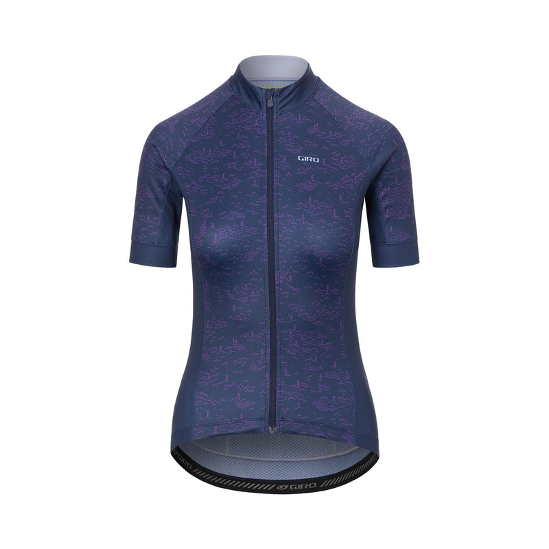 Giro Women's Chrono Sport Short Sleeve Jersey 2022 Midnight Blue Scree S