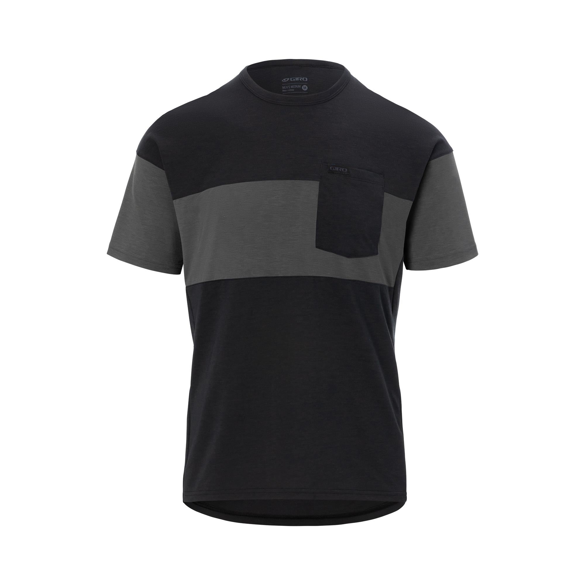 Giro Men's Ride Jersey 2022 Black/Charcoal L