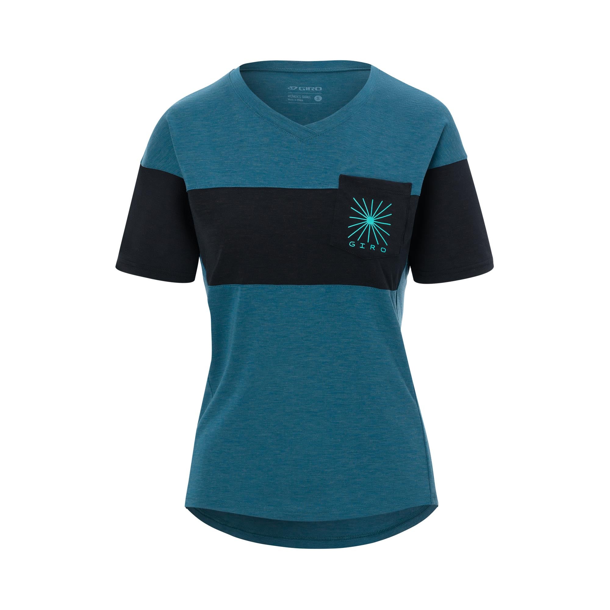 Giro Women's Ride Jersey 2022 Harbour Blue/Black XL