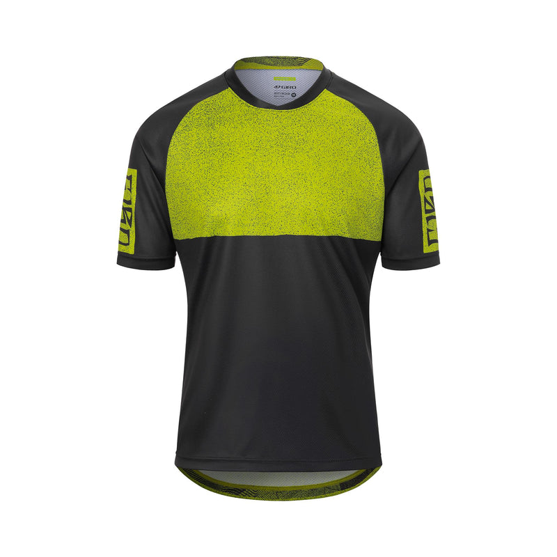 Giro Roust Short Sleeve MTB Jersey 2022 Anodised Lime Breakdown S