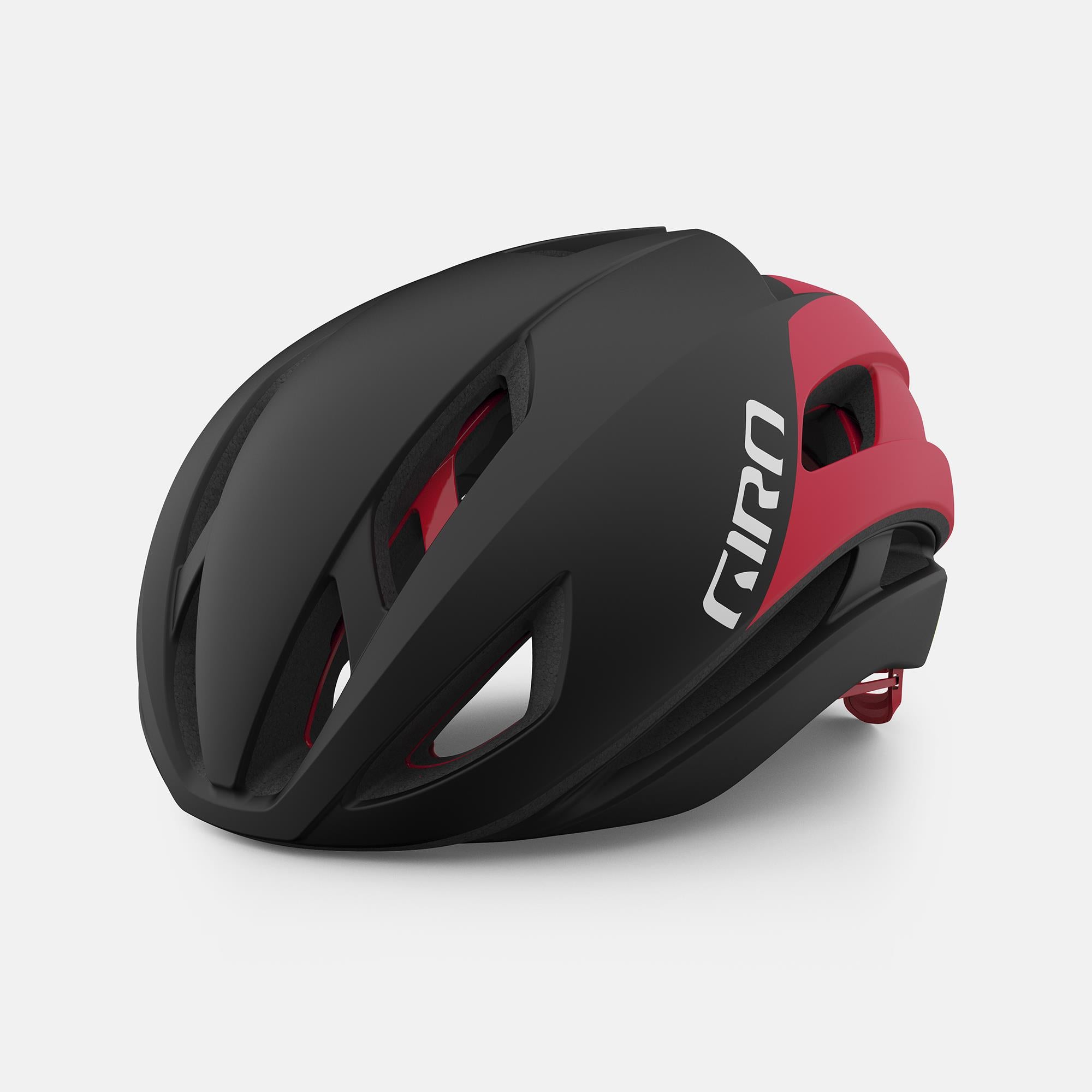 Giro Eclipse Spherical Road Helmet 2022 Black/White/Red M 55-59Cm