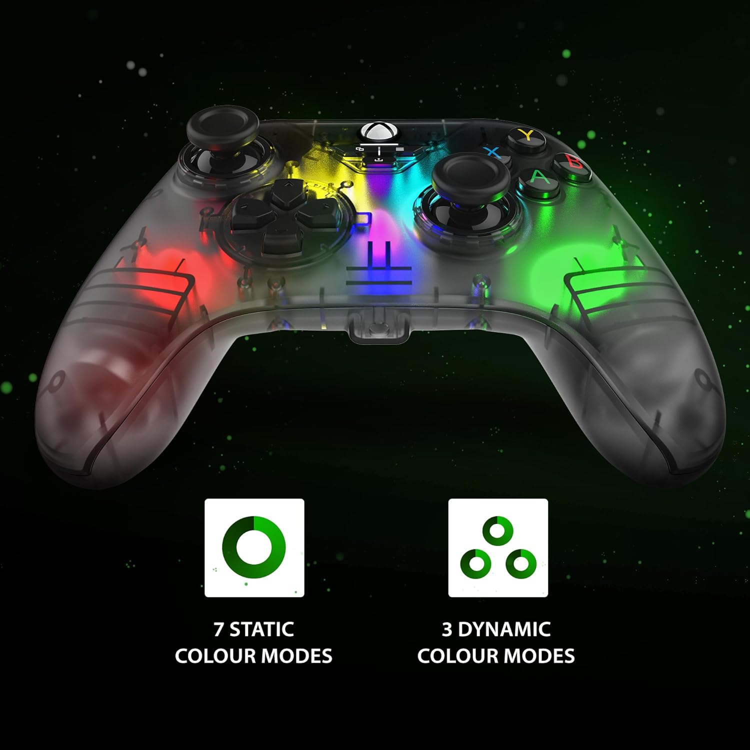 Controller SNAKEBYTE GAMEPAD RGB X SB922312 wired gamepad for Xbox/PC Grey
