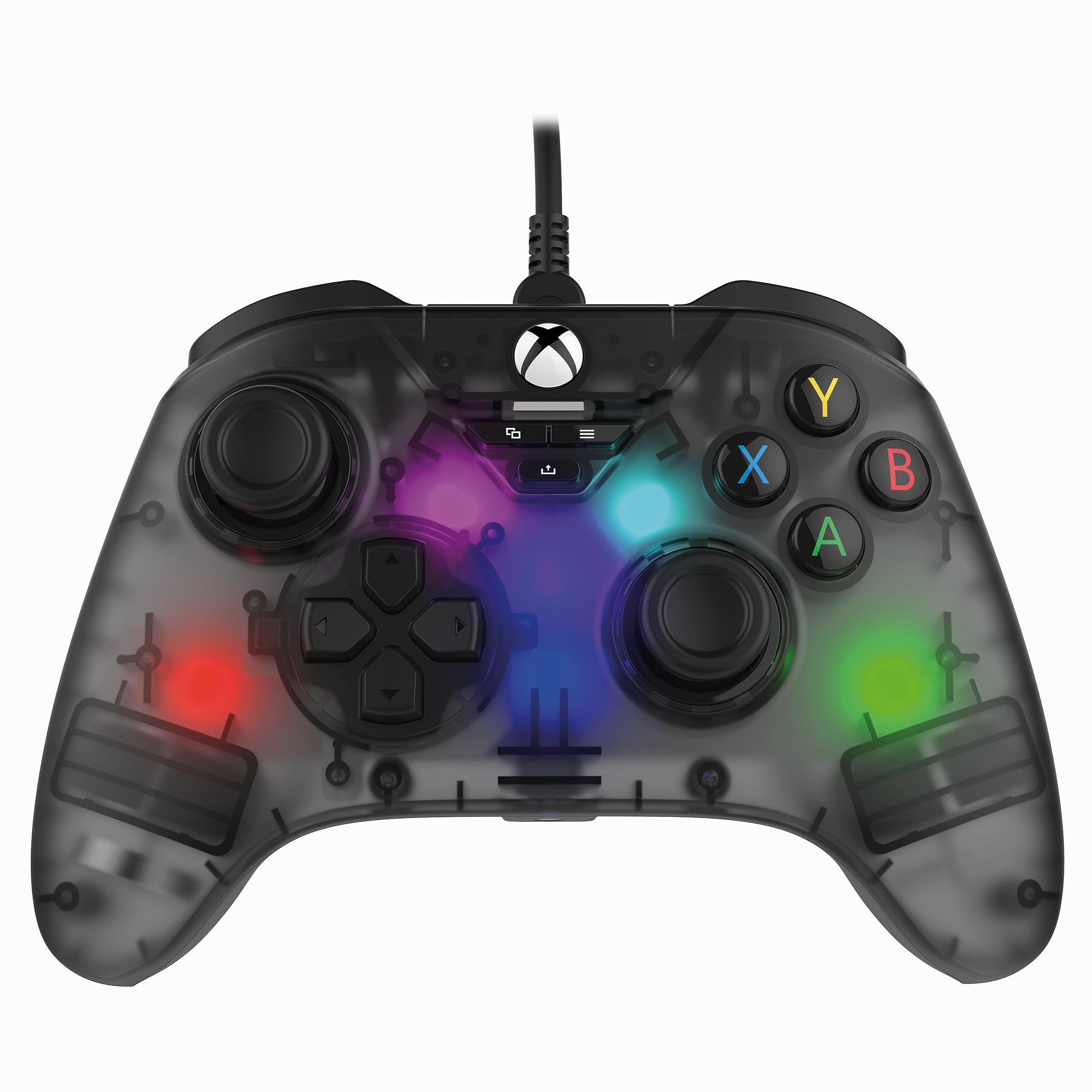 Controller SNAKEBYTE GAMEPAD RGB X SB922312 wired gamepad for Xbox/PC Grey