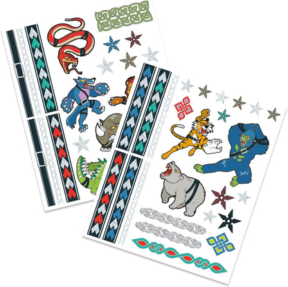 Ses Creative Animal Fighters Tattoos For Children, 3 Years And Above (14287)