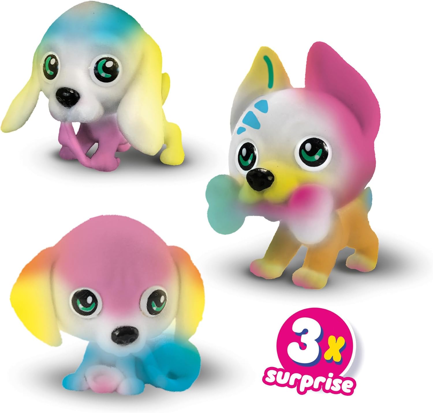 SES Creative 14333 Blow Airbrush pens-Puppies Surprise 3X, Yellow